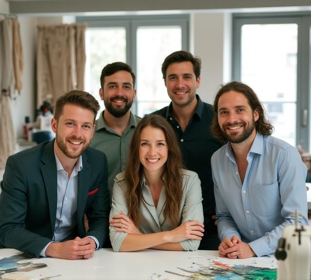 Il team Filo Remoto a Roma – esperti di produzione tessile etica