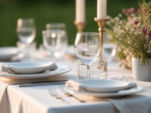 Biancheria da tavola sostenibile per matrimoni eco e ristoranti